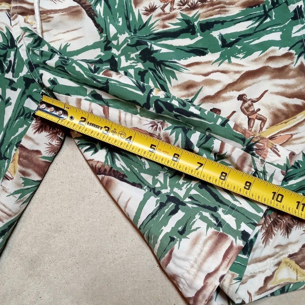 VTG Ralph Lauren POLO Sport Board Shorts Size 38 Swim Trunks Hawaiian Surfing - Picture 7 of 7